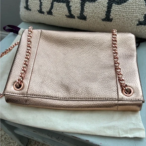 NWT* TED BAKER Rose Gold Crossbody Bag - Picture 3 of 11